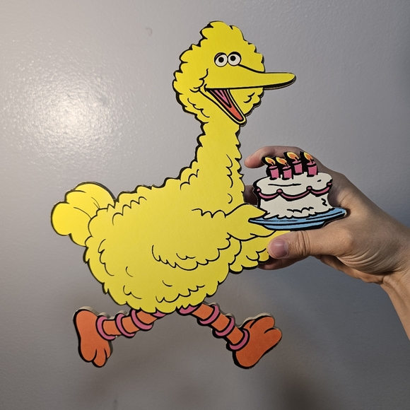 Vintage Dolly Toy Sesame Street Muppets Birthday Party Wall Decor Set - Picture 7 of 10